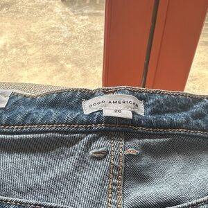 Good American Women's Blue Boyfriend Jeans